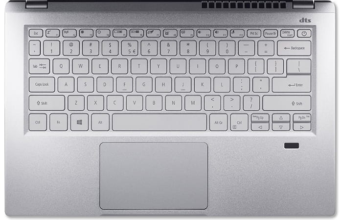 2021 Acer Swift 3 (AMD) Review of Backlit Keyboard and Trackpad