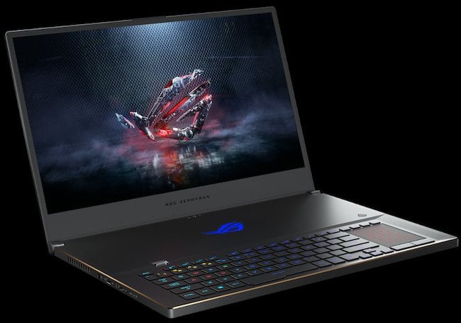 ASUS ROG Zephyrus S GX701 with Nvidia RTX Max-Q GPU