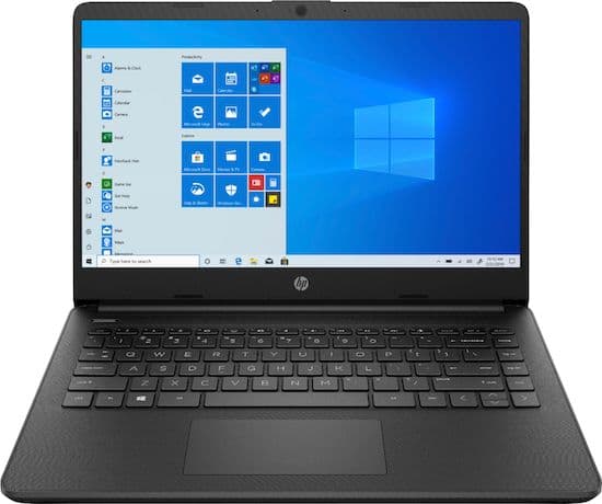 HP 14-dq0005dx Laptop - best cheap laptop under $200