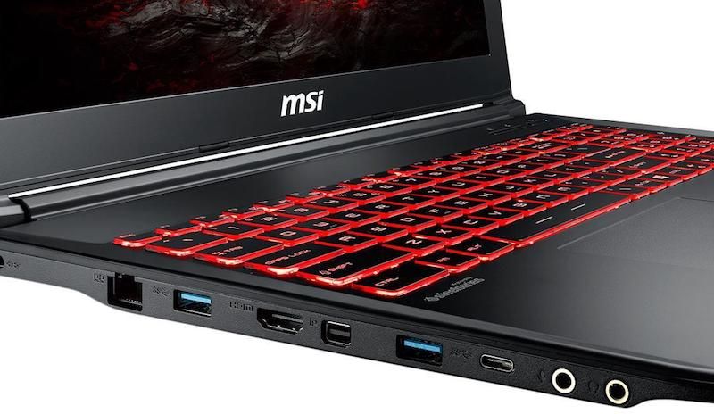 MSI GL62M - Ports and Slots